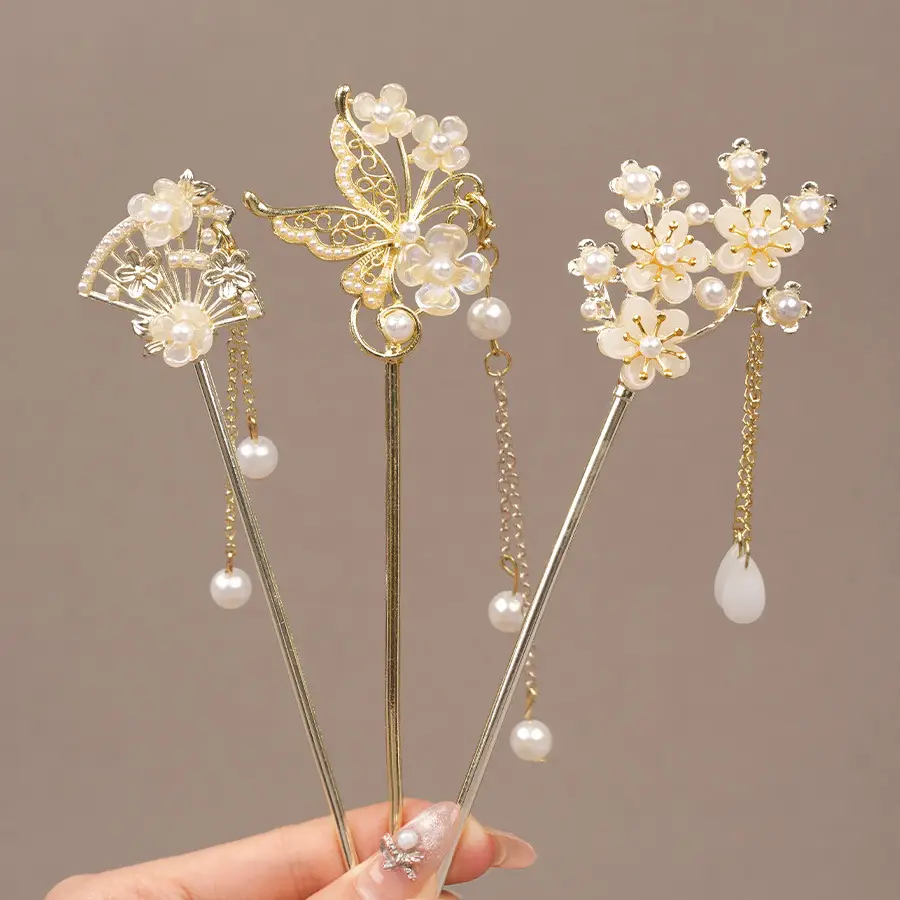 Chinese Style Butterfly Hairpin Antique Design 2024 New Arrival - Image 12