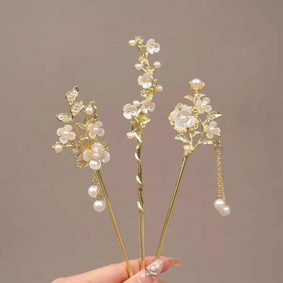 Chinese Style Butterfly Hairpin Antique Design 2024 New Arrival — feature 10