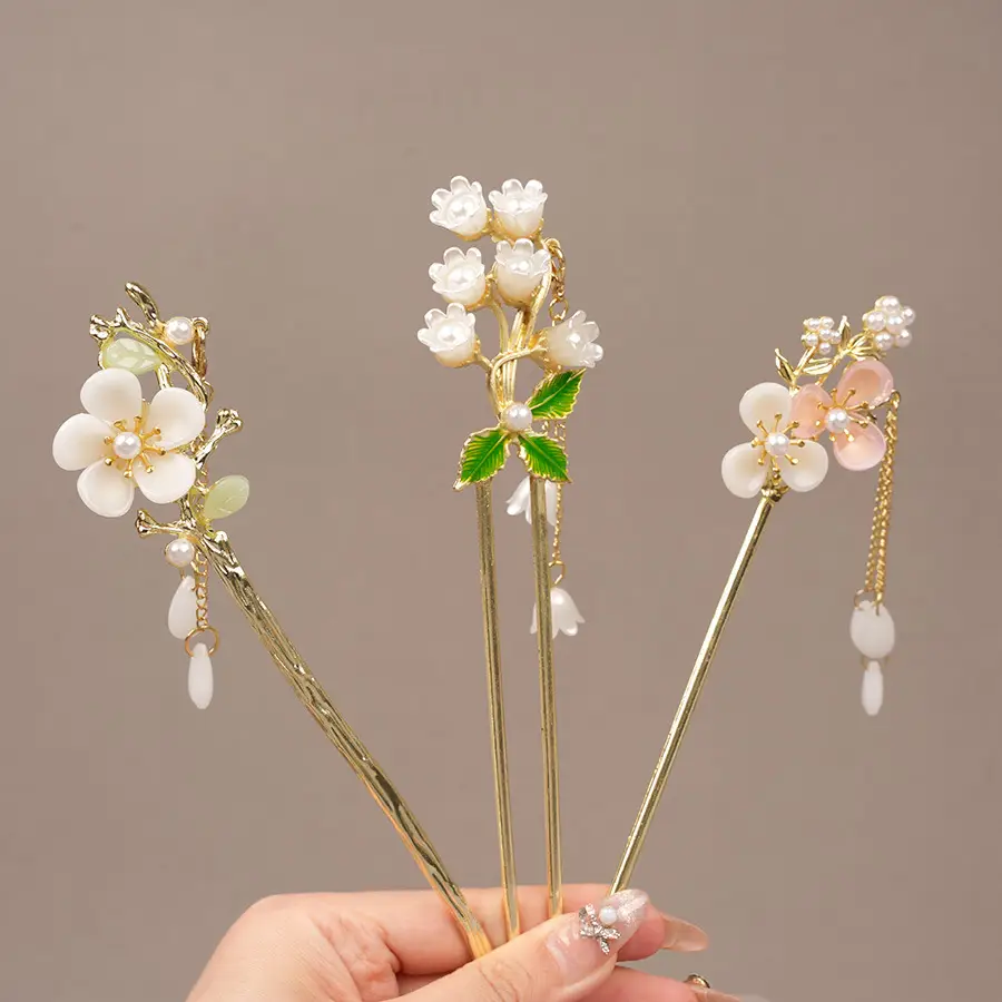 Chinese Style Butterfly Hairpin Antique Design 2024 New Arrival — feature 3