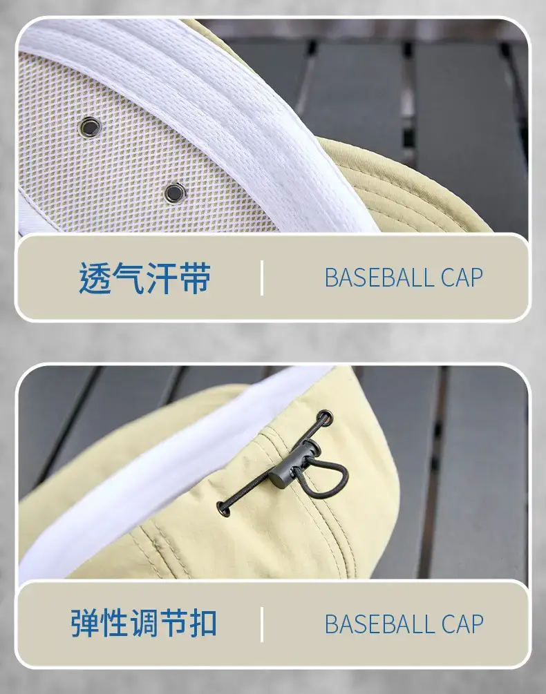 Men Japanese Sun Hat with Roll Edge Blue — feature 31