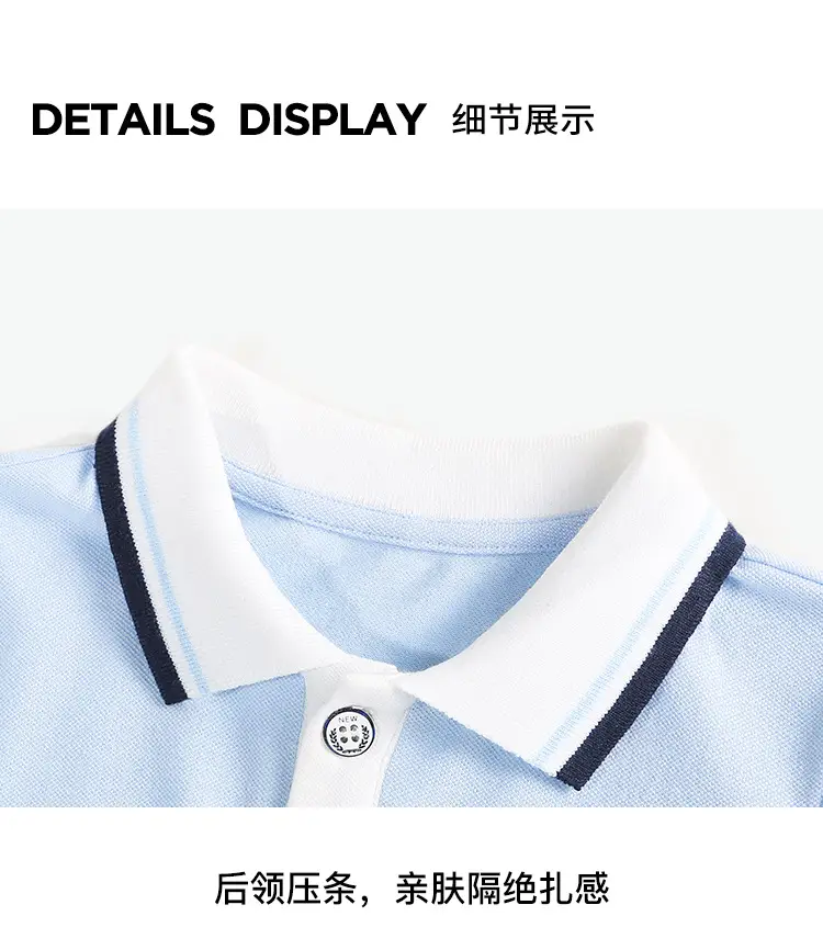 Snoopy Boys Cotton Polo Shirt Blue Shorts Summer Wear — feature 13