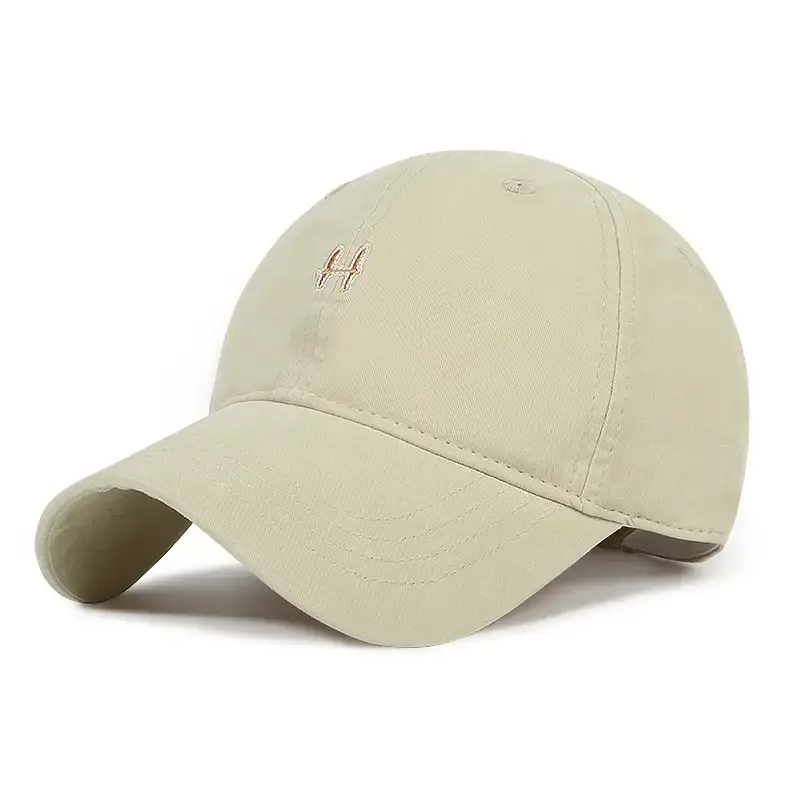 Women's Pure Cotton Baseball Cap Beige Spring Summer - Image 7