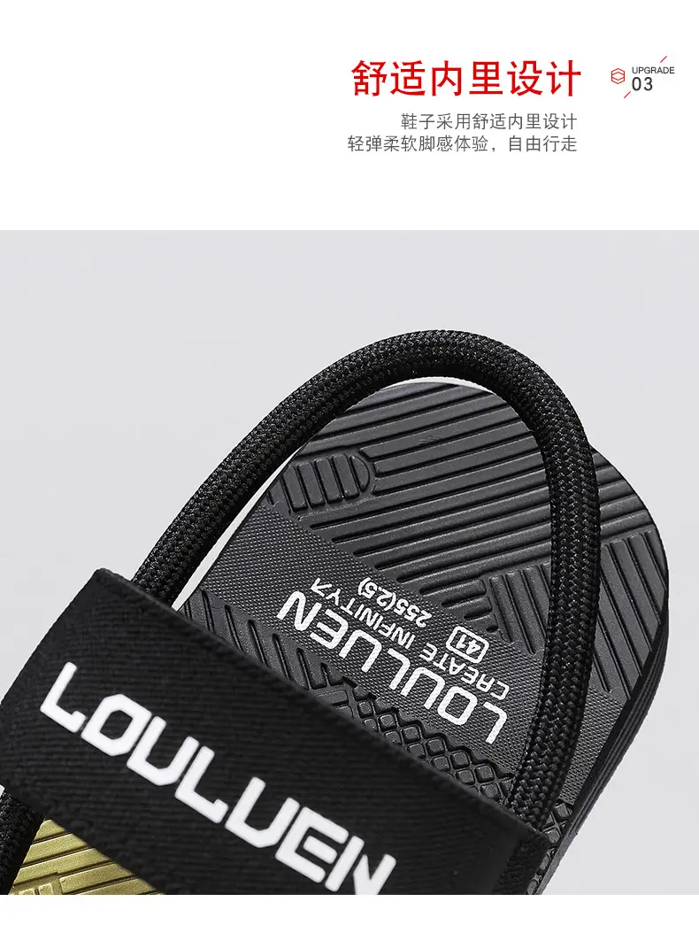 Sandals Men's 2024 Summer New Casual Seaside Outdoor Sports Driving Two-Wear Men's Clip Flip Flops Trend — feature 8