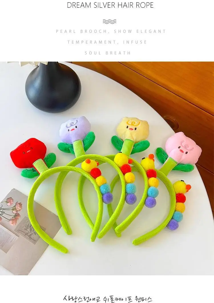Cute Cartoon Headband with Flower Design — feature 2