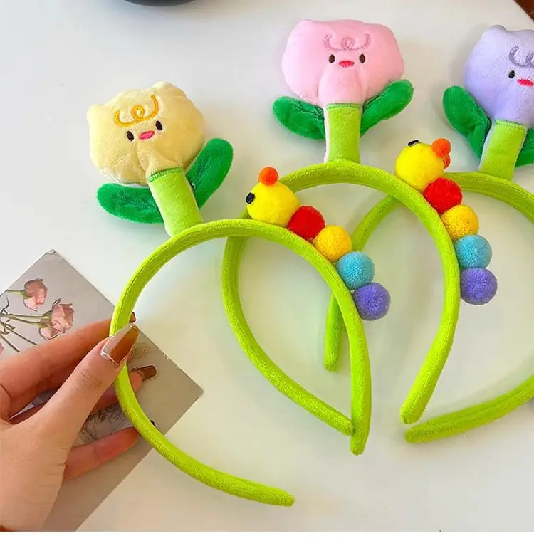 Cute Cartoon Headband with Flower Design — feature 5