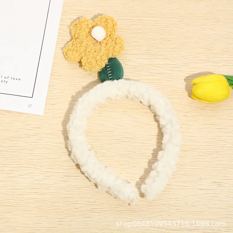 Cute Cartoon Headband with Flower Design - Image 15
