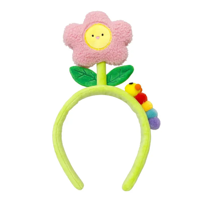 Cute Cartoon Headband with Flower Design - Image 3