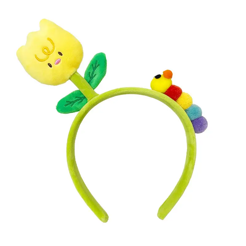 Cute Cartoon Headband with Flower Design - Image 5