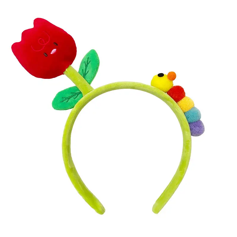 Cute Cartoon Headband with Flower Design - Image 7