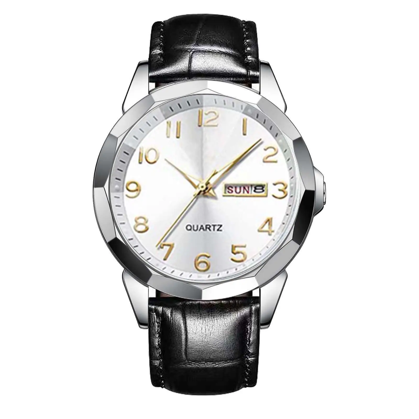 Men's Quartz Double Calendar Watch with Digital Display - Image 8