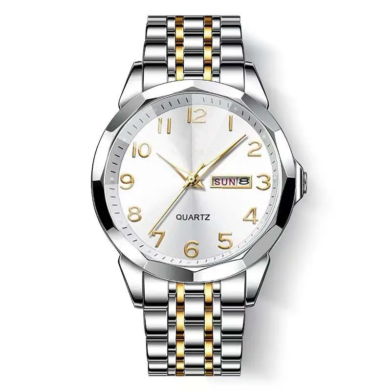 Men's Quartz Double Calendar Watch with Digital Display — feature 8