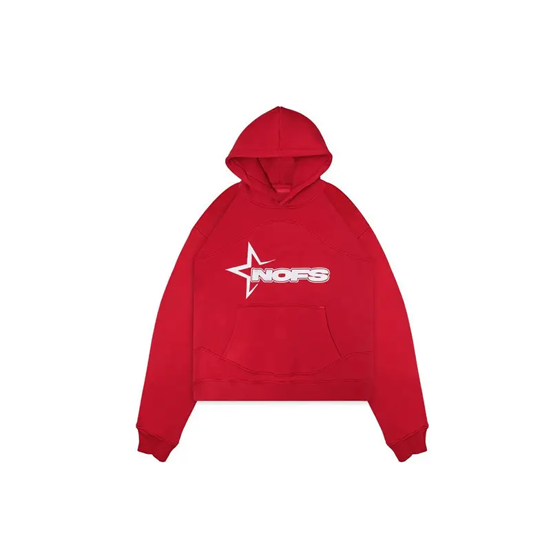 Blue Star Logo Hoodie Tracksuit Set for Men Women Wholesale - Image 5