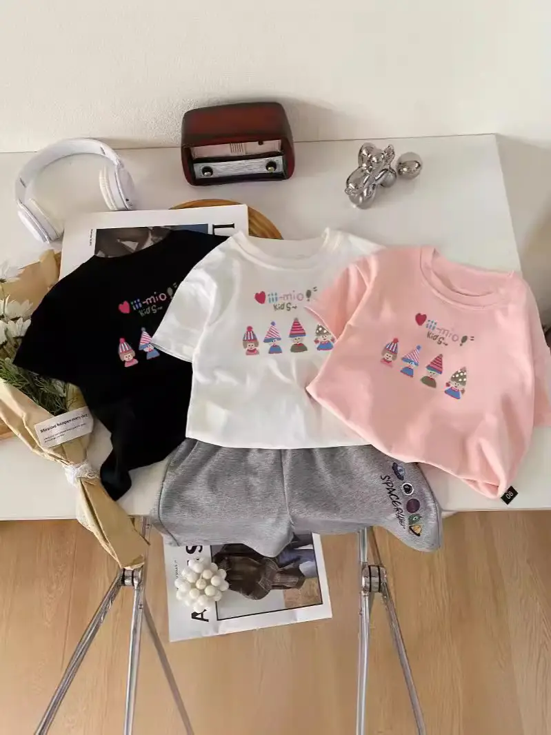 Cotton Printed Princess T-Shirt for Boys Girls Summer - Image 5