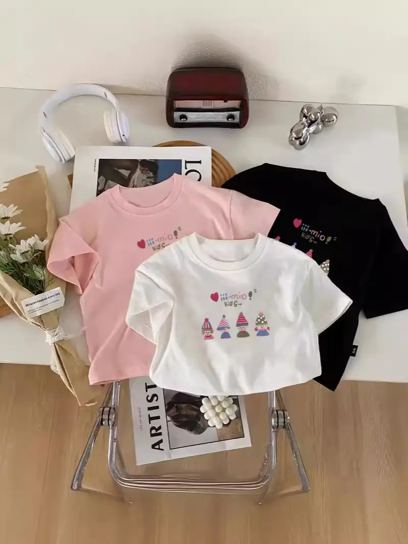 Cotton Printed Princess T-Shirt for Boys Girls Summer - Image 6