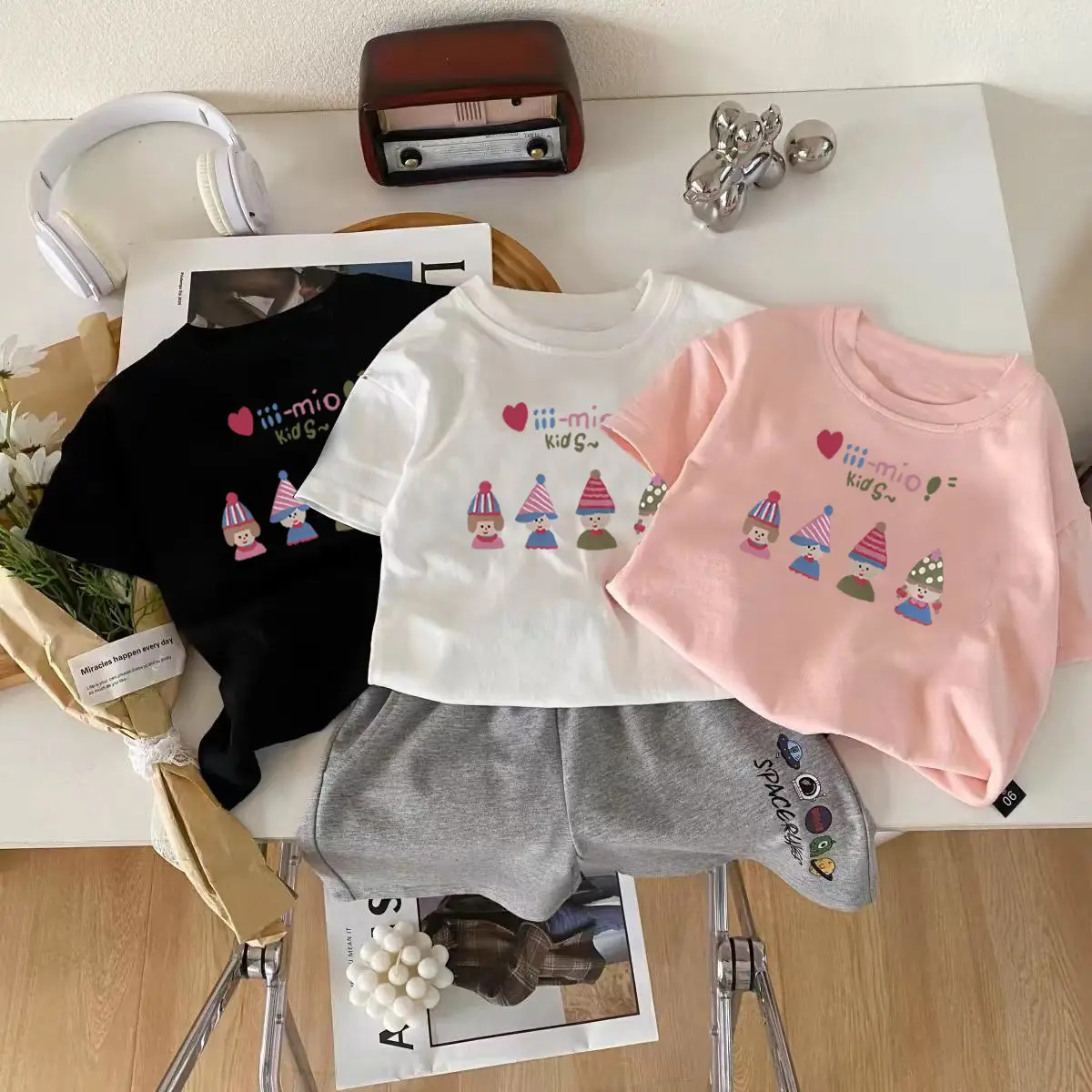 Cotton Printed Princess T-Shirt for Boys Girls Summer — feature 3