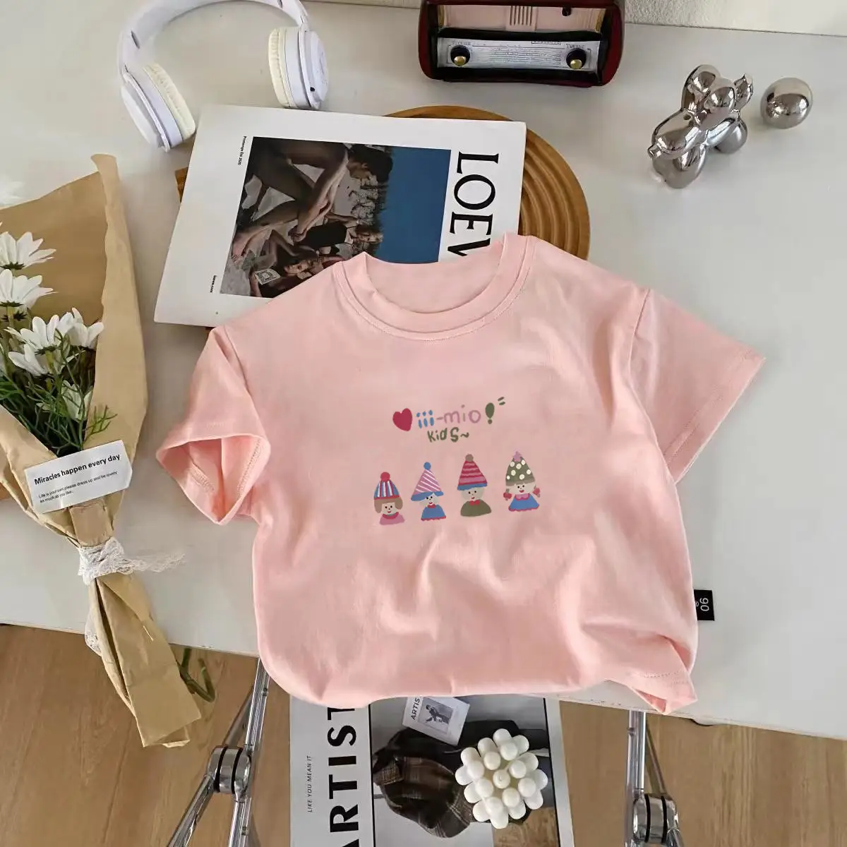 Cotton Printed Princess T-Shirt for Boys Girls Summer — feature 4