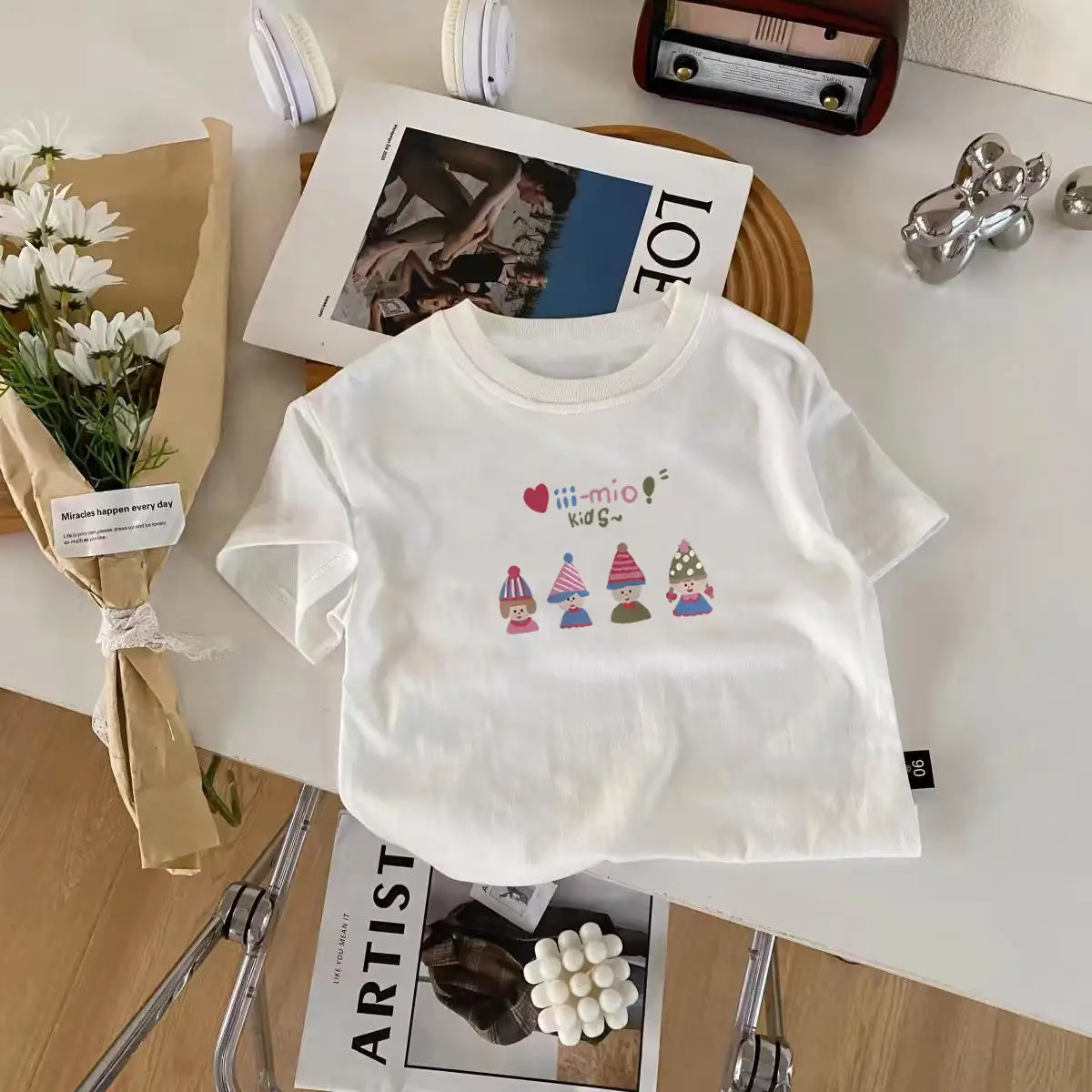 Cotton Printed Princess T-Shirt for Boys Girls Summer — feature 5