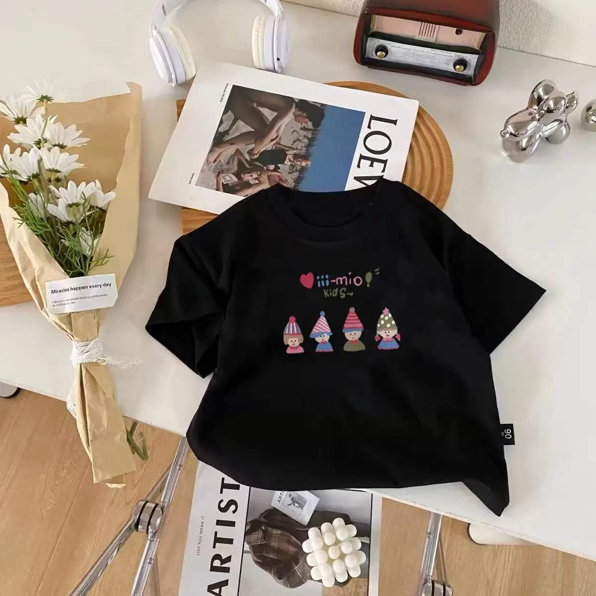 Cotton Printed Princess T-Shirt for Boys Girls Summer — feature 6