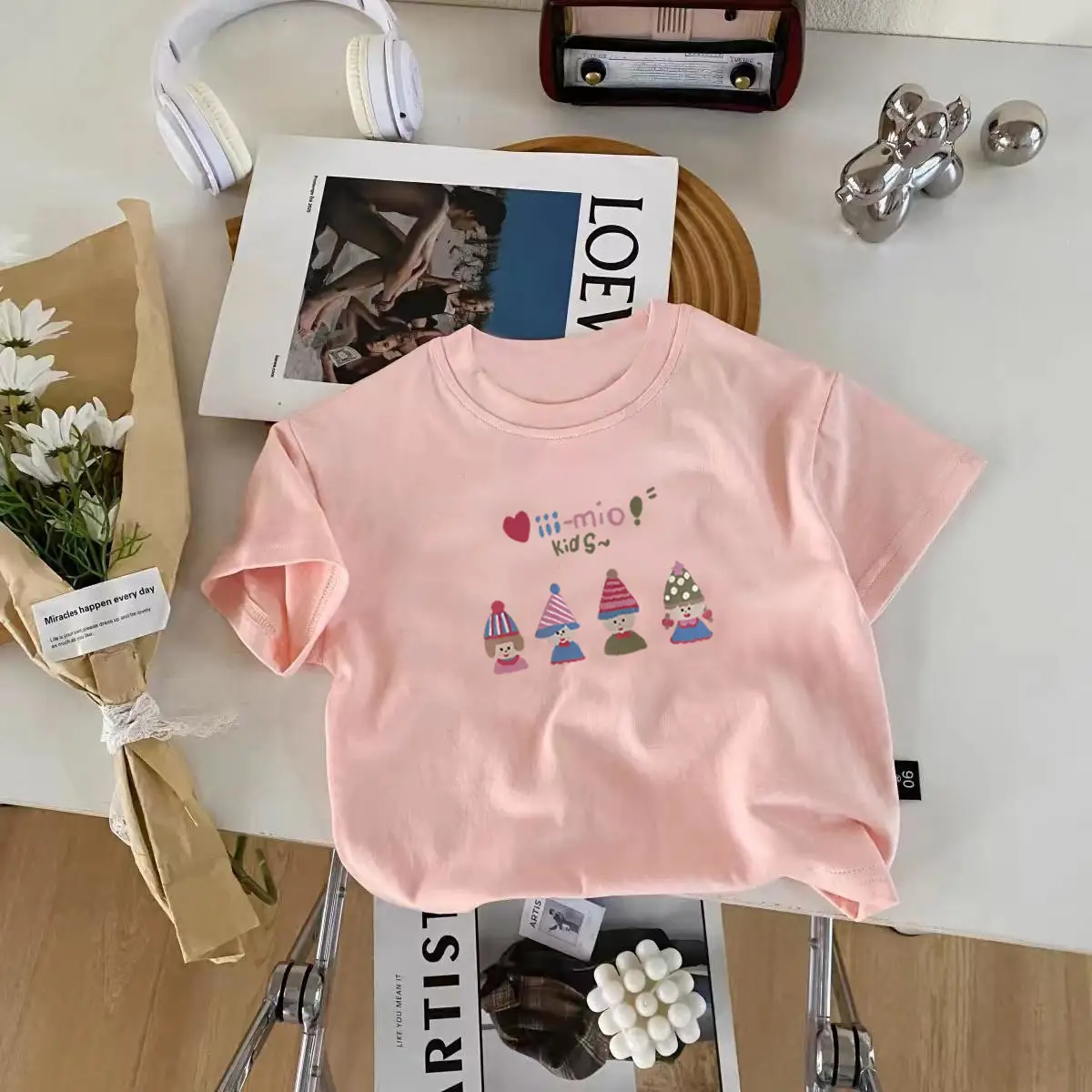Cotton Printed Princess T-Shirt for Boys Girls Summer - Image 3