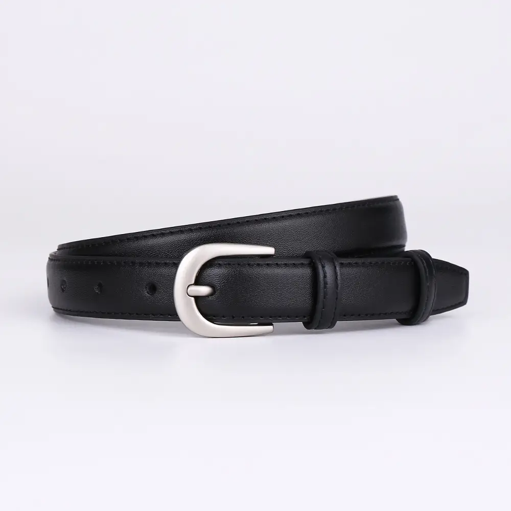2024 Women's Cowhide Belt with Pin Buckle - Image 9