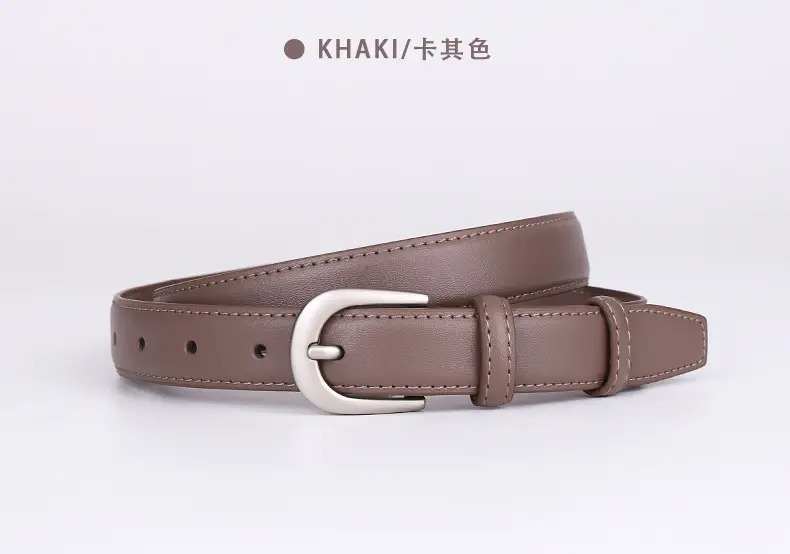 2024 Women's Cowhide Belt with Pin Buckle โ feature 24