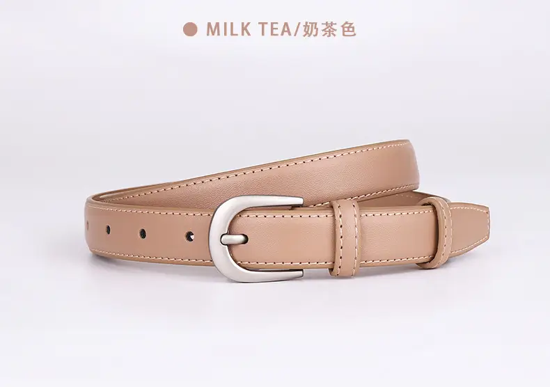 2024 Women's Cowhide Belt with Pin Buckle โ feature 25