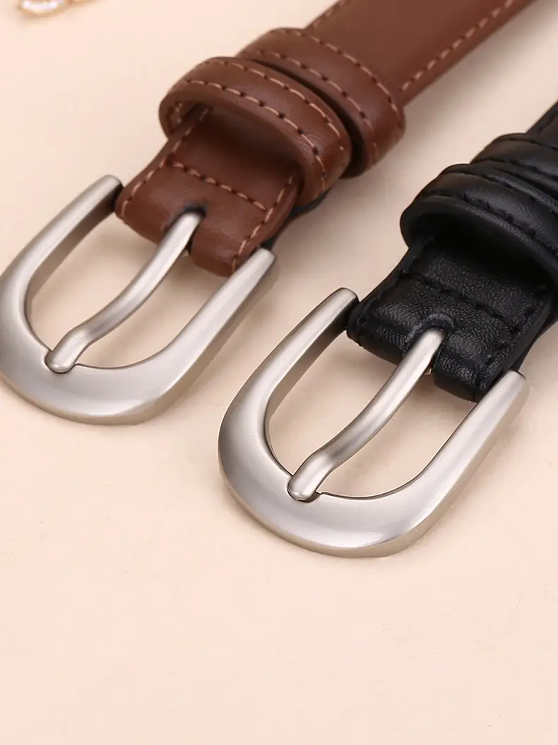 2024 Women's Cowhide Belt with Pin Buckle โ feature 32