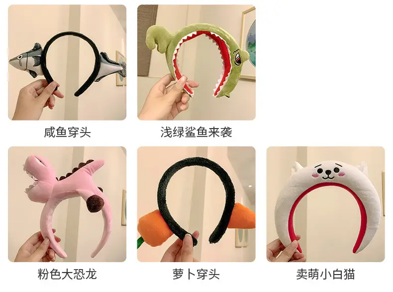 Dinosaur Headband Women Cute Cartoon Hairpin 36cm — feature 3