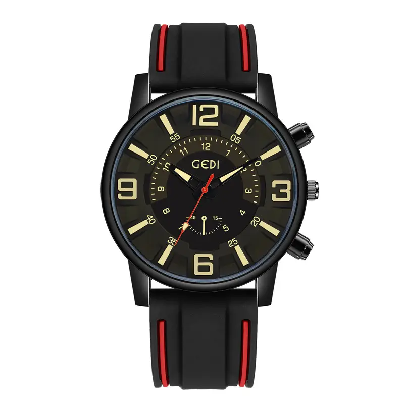 Men's Waterproof Silicone Watch with Advanced Sense - Image 3