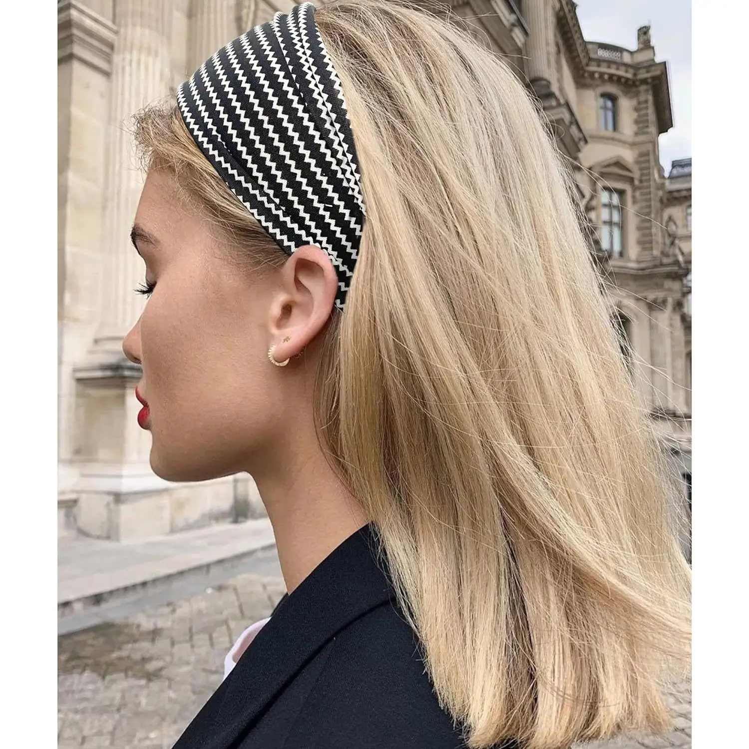 European & American Women's Printed Snake Headband — feature 5