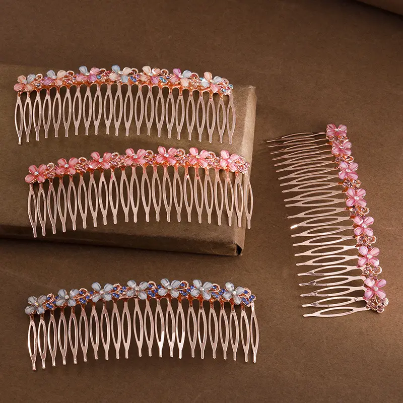 Rhinestone Hair Comb Plate for Women