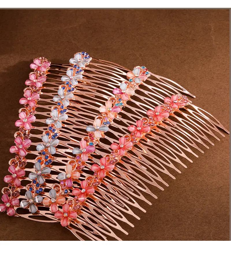 Rhinestone Hair Comb Plate for Women — feature 11