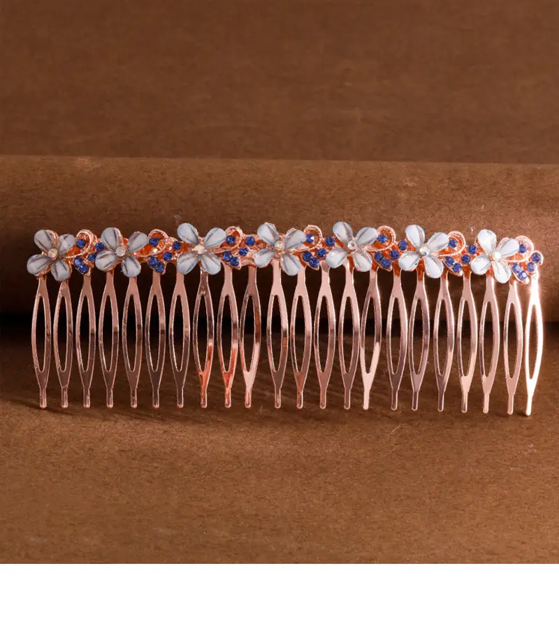 Rhinestone Hair Comb Plate for Women — feature 12