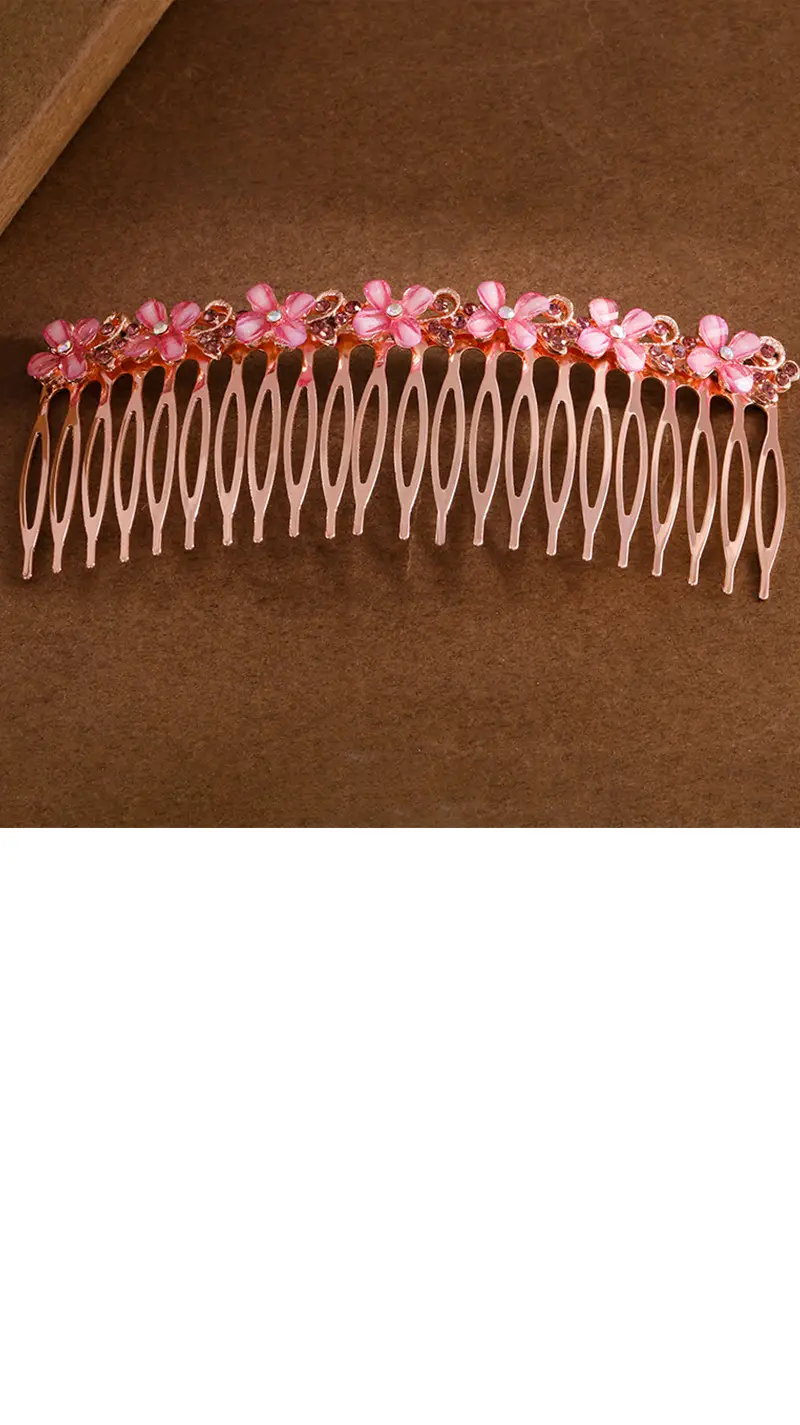 Rhinestone Hair Comb Plate for Women — feature 13