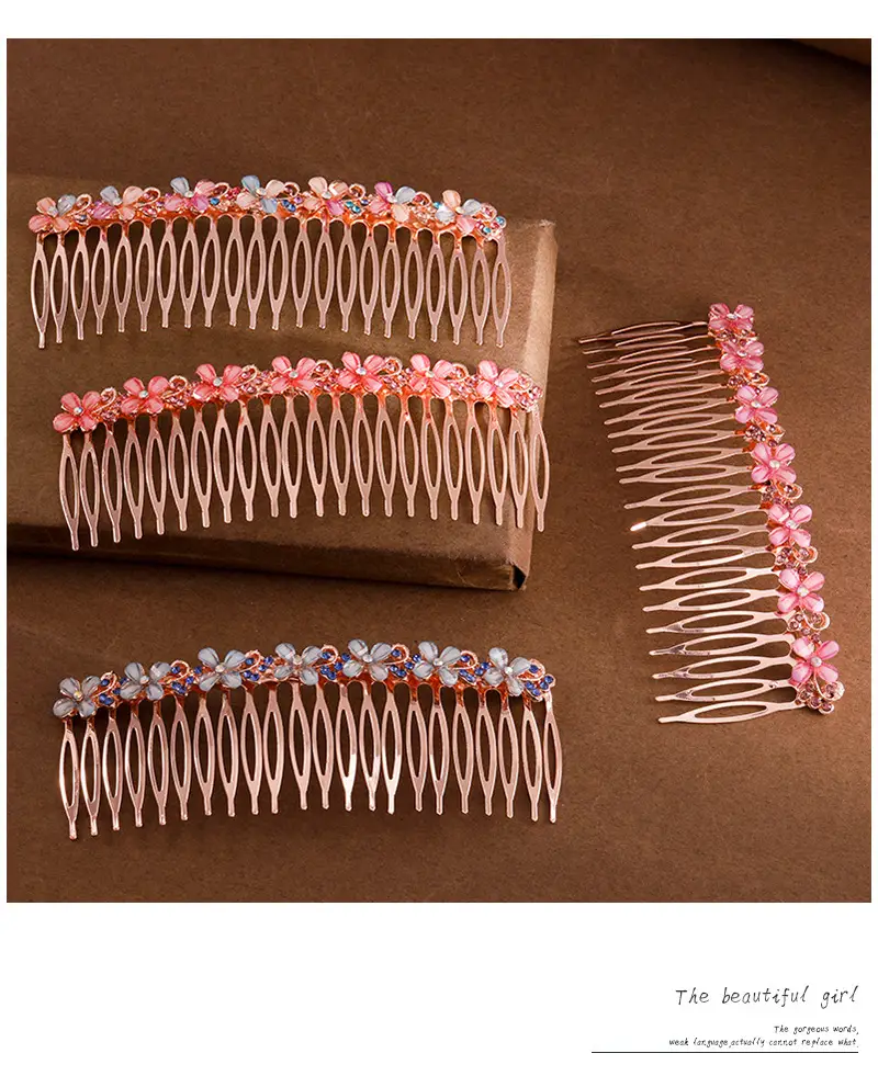 Rhinestone Hair Comb Plate for Women — feature 6