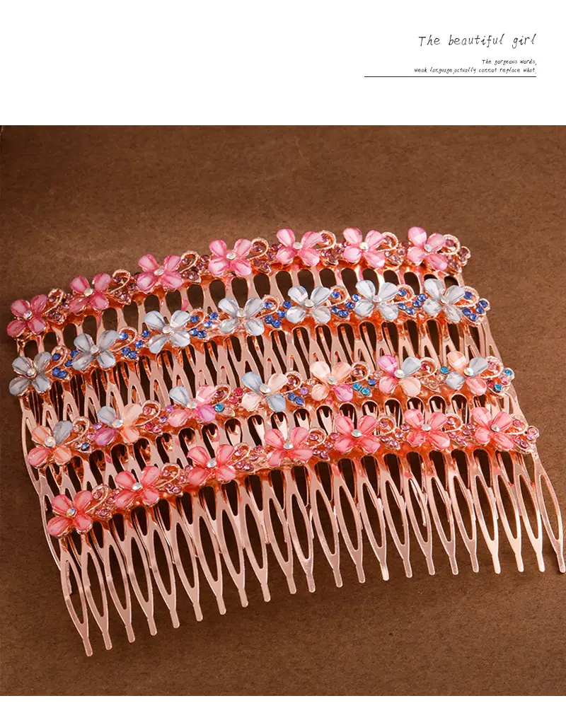Rhinestone Hair Comb Plate for Women — feature 8