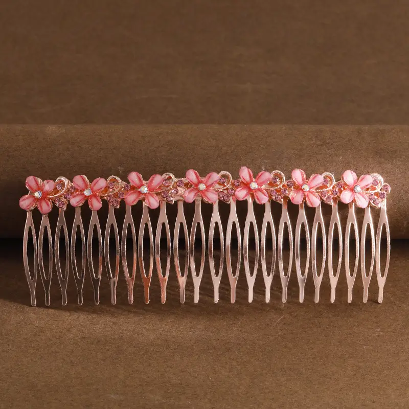 Rhinestone Hair Comb Plate for Women