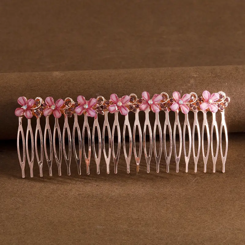 Rhinestone Hair Comb Plate for Women