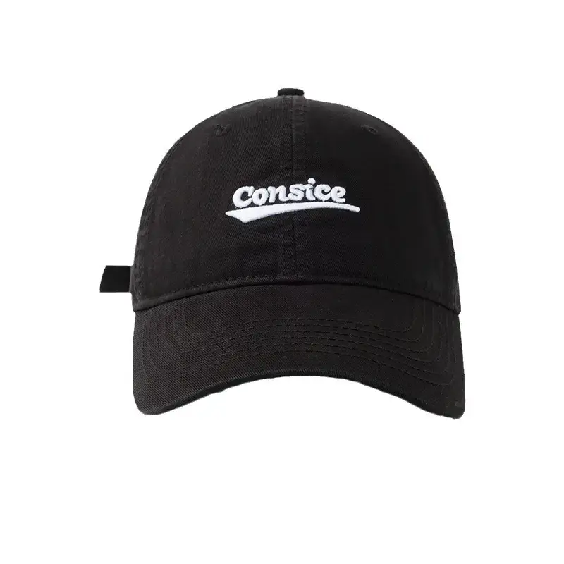 Men's Tan Big Head Baseball Cap with Embroidered Logo - Image 11