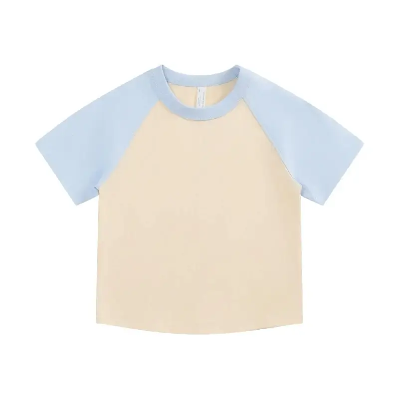 Kids Skateboard Outfit Retro Two Color Cotton Shorts - Image 12