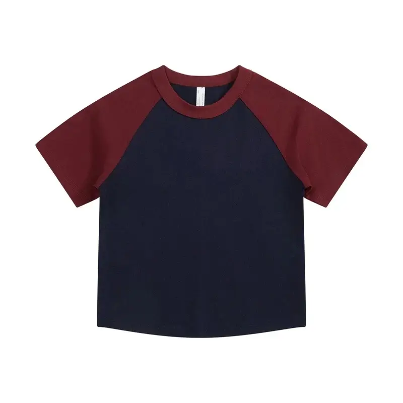 Kids Skateboard Outfit Retro Two Color Cotton Shorts - Image 5