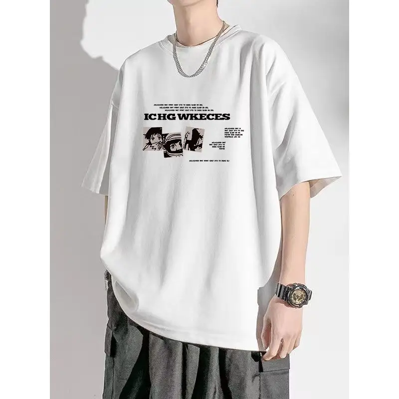 Summer Men's Printed T-Shirt White 2026 - Image 12