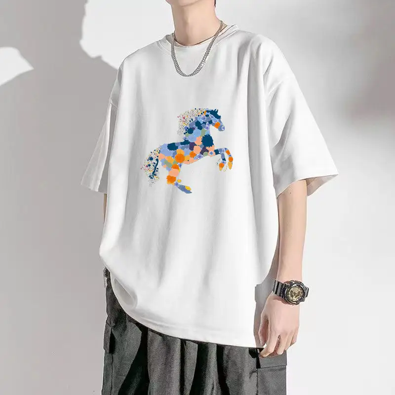 Summer Men's Printed T-Shirt White 2026 - Image 4