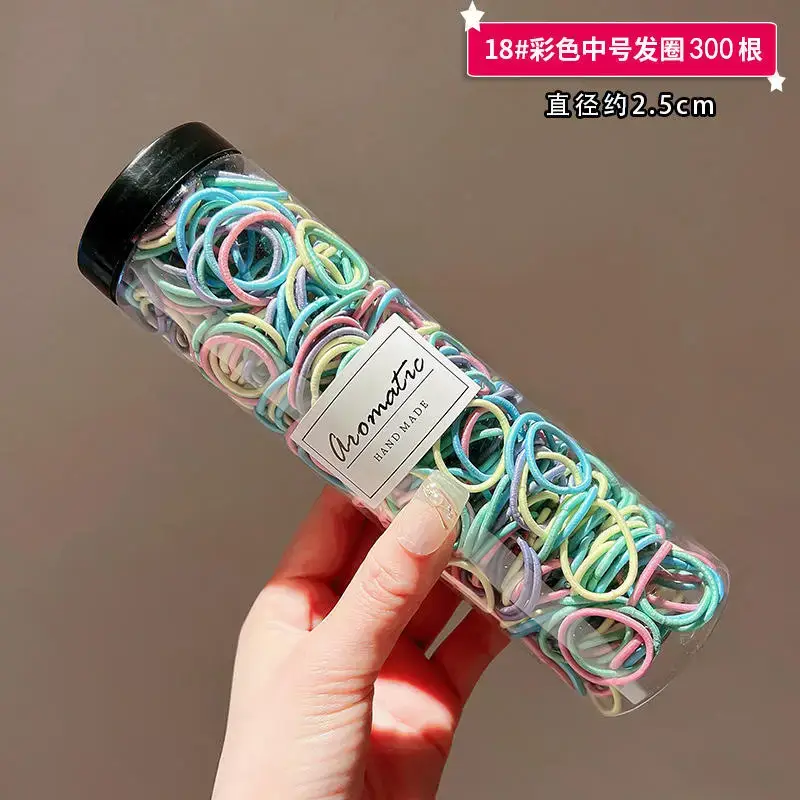 Baby Hair Elastic Bands 300pcs Rainbow Color - Image 10