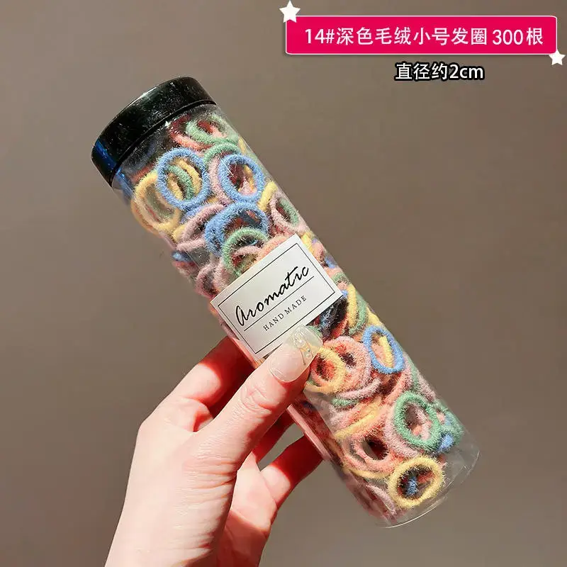 Baby Hair Elastic Bands 300pcs Rainbow Color - Image 12