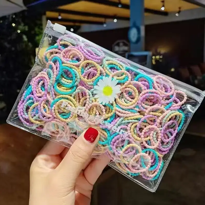 Baby Hair Elastic Bands 300pcs Rainbow Color - Image 16