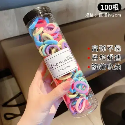 Baby Hair Elastic Bands 300pcs Rainbow Color - Image 31