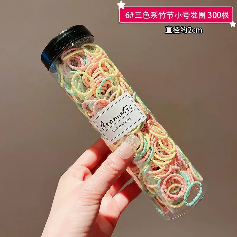 Baby Hair Elastic Bands 300pcs Rainbow Color - Image 4