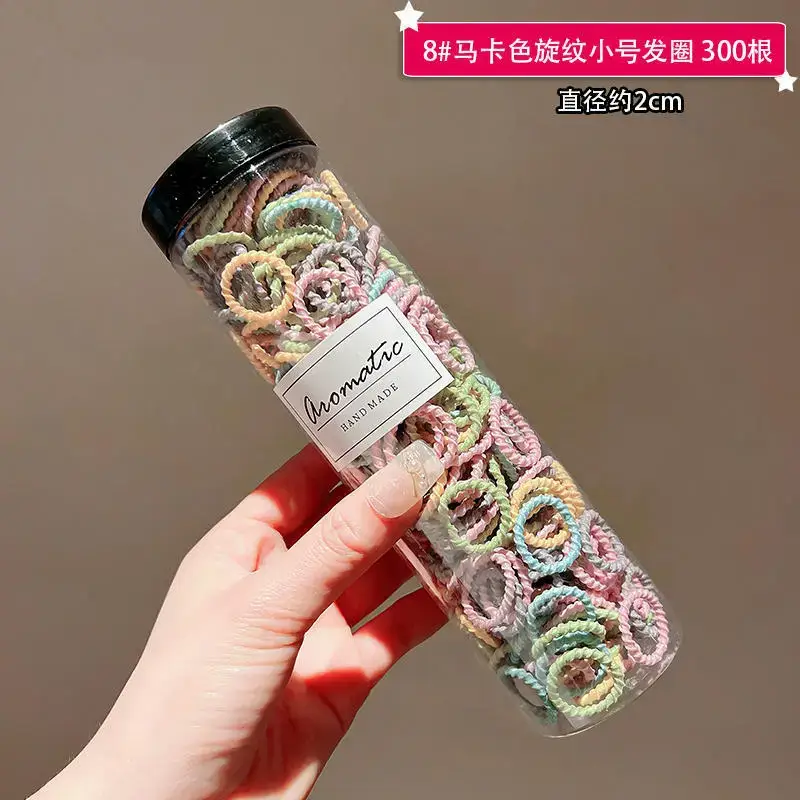 Baby Hair Elastic Bands 300pcs Rainbow Color - Image 5