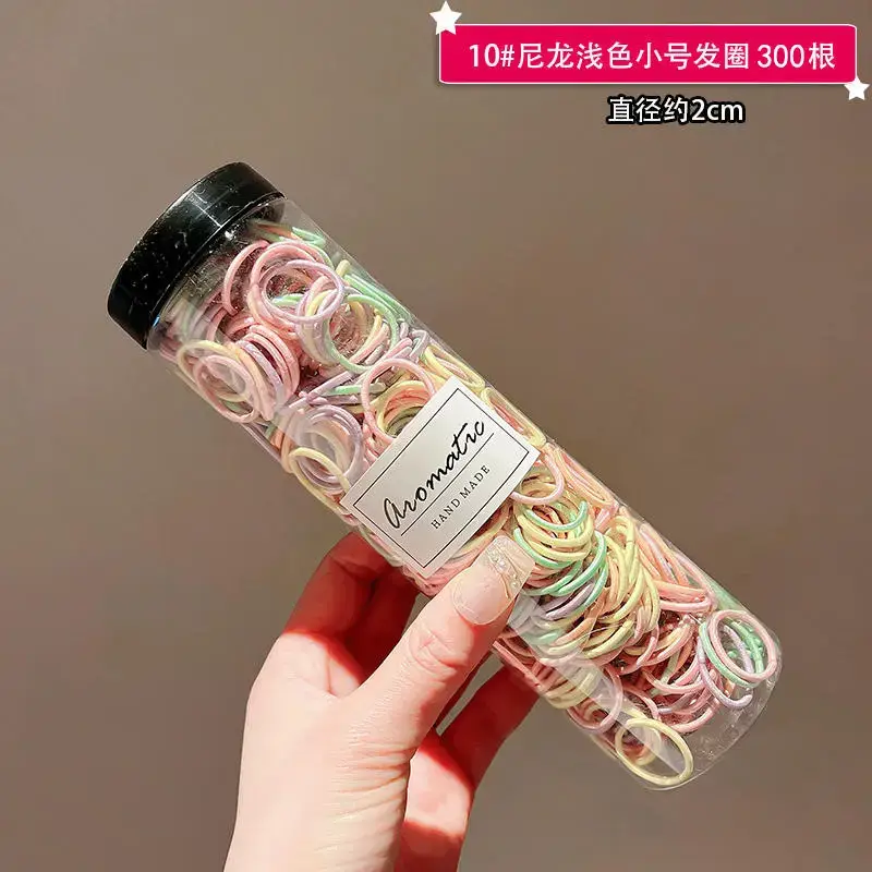 Baby Hair Elastic Bands 300pcs Rainbow Color - Image 6